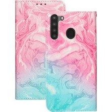 Mays Shop Samsung Galaxy A21 Pu Deri Cüzdan Tam Koruma Kartı Için Flip Case (Yurt Dışından)