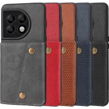 Mays Shop Oneplus 11 Buit Için Cüzdan Kılıf Demir Darbeye Dayanıklı Koruyucu Kart Tutucu (Yurt Dışından)