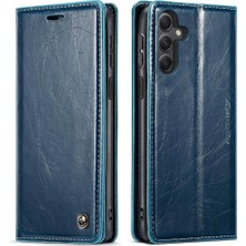 Mays Shop Samsung Galaxy A24 4g Için Flip Case Çılgın At Pu Deri Manyetik (Yurt Dışından)