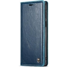 Mays Shop Samsung Galaxy A24 4g Için Flip Case Çılgın At Pu Deri Manyetik (Yurt Dışından)