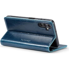 Mays Shop Samsung Galaxy A24 4g Için Flip Case Çılgın At Pu Deri Manyetik (Yurt Dışından)