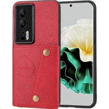 Mays Shop Cüzdan Kılıf Için Huawei P60 Buit Demir Kart Tutucu Cüzdan Kılıf Darbeye (Yurt Dışından)