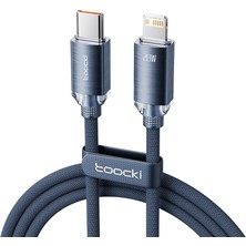 Toocki 20W Hızlı Apple iPhone 11,12,13,14 Pro ve Max Type C To Lightning Şarj ve Macbook Için Data Kablosu 1 Metre