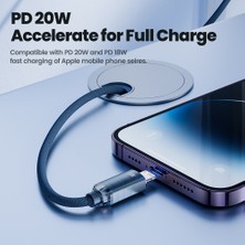 Toocki 20W Hızlı Apple iPhone 11,12,13,14 Pro ve Max Type C To Lightning Şarj ve Macbook Için Data Kablosu 1 Metre