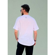 Zy Khan Keep Simple Baskılı Oversize T-Shirt