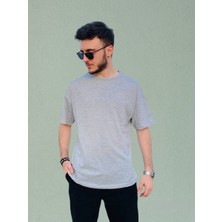 Zy Khan Sade Kısa Kollu Oversize T-Shirt