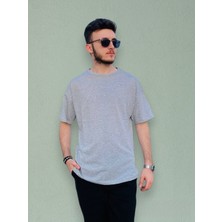 Zy Khan Sade Kısa Kollu Oversize T-Shirt