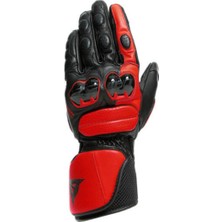 Dainese Impeto Black Lava Red Deri Eldiven