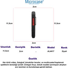 Microcase Kamera Lens Objektif Temizleme Kalemi Toz Kir Fırçası AL4417