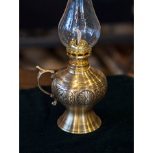 Bakır Concept Pirinç Gaz Lambası Oyma Işlemeli Model