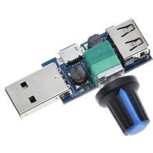 USB Fan Hız Kontrol Sürücüsü Regülatör Modülü DC 4-12V to 2.5-8V 5W
