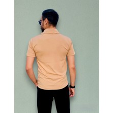 Zy Khan Fermuarlı Polo Yaka T-Shirt