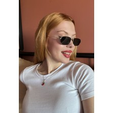 Falan Eyewear Cer Kadın Güneş Gözlüğü Siyah-Gold