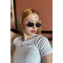 Falan Eyewear Cer Kadın Güneş Gözlüğü Siyah-Gold
