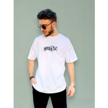 Zy Khan Grafiti Baskılı Oversize T-Shirt