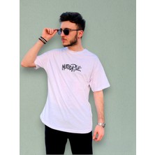 Zy Khan Grafiti Baskılı Oversize T-Shirt