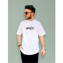 Zy Khan Grafiti Baskılı Oversize T-Shirt