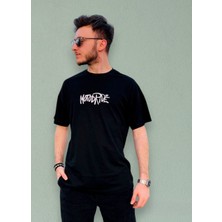 Zy Khan Grafiti Baskılı Oversize T-Shirt