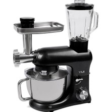 Yui M200 Multi-Fonksiyonel 3'ü Bir Arada Döküm Gövde Stand Mikser Kıyma Setli ve Blender Özellikli 1800W