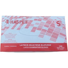 Haspet Lateks Muayene Eldiveni S