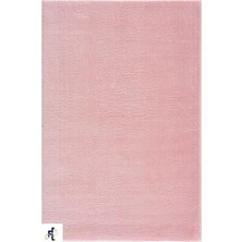 Frt Home Frt Pembe Dekoratif Peluş Puffy Kaymaz Taban Salon Mutfak Çocuk Odası Koridor Halısı