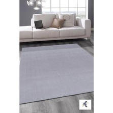 Frt Home Frt Gri Dekoratif Peluş Puffy Kaymaz Taban Salon Mutfak Çocuk Odası Koridor Halısı