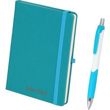 Pigado Isme Kişiye Özel Termo Lastikli Mini Not Defteri Kalem Seti 9X14