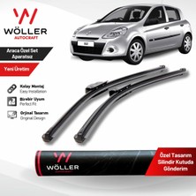 Wöller Renault Clio 3 Silecek 2006 2011 Silecek Takımı Araca Özel