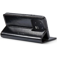 SZY Market Xiaomi 13 Pro Retro Cüzdan Kapak Için Flip Case Manyetik Cüzdan Kart Pu (Yurt Dışından)