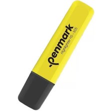 Penmark HS-505-01 Neon Sarı Fosforlu Kalem 1 Adet Ölçülerle Kullanıma Uygun