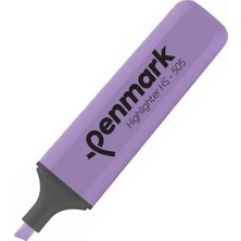 Penmark HS-505-07 Pastel Lavanta Fosforlu Kalem 1 Adet Ölçülerle Renkli Vurgulama