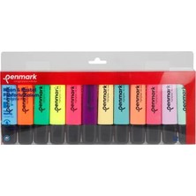 Penmark HS-505-12PN Fosforlu Kalem Seti 12 Renk Blister