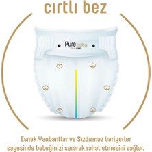 Pure Baby Organik Bebek Bezi Ekonomik Paket 5 Beden 76 Adet