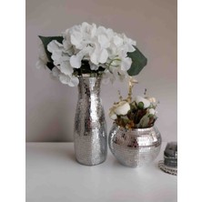 Home Işıltı Home Design 2 Li Takım Cam Aynali Vazo
