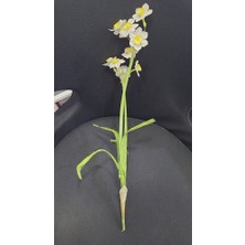 Es Dekor Yapay Çiçek Narcissus Tazetta Dal Nergis Bitki Ortalama 49CM Green House Star Dekor 1 Adet
