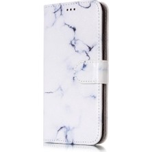 Iphone x Için Flip Case/xs Mermer Desen Tam Koruma Pu Deri Cüzdan (Yurt Dışından)