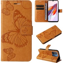 Kart ile Xiaomi Redmi 12C Manyetik Kapak Darbeye Kapak Için Flip Case (Yurt Dışından)