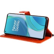 Oneplus 9 Için Flip Case Darbeye Kapak Kart Yuvası ile Manyetik Kapak Pu (Yurt Dışından)