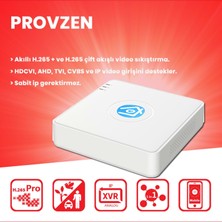 Provzen 10 Kameralı 5mp Lensli 1080P Fullhd Gece Görüş Renkli Set