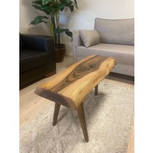 Kastawoods 2230146 Ceviz El Yapımı Kütük Orta Sehpa 84X30