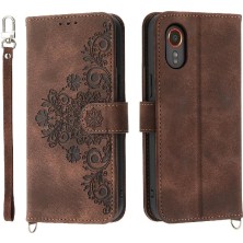 Mellow Shop Galaxy Xcover 7 Kabartmalı Darbeye Dayanıklı Çoklu Kredi Için Flip Case (Yurt Dışından)