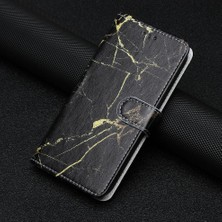 Mellow Shop Huawei Y7P Pu Deri Cüzdan Için Flip Case Tam Koruma Mermer Desen (Yurt Dışından)