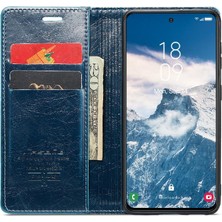 Mellow Shop Galaxy S24 Artı Retro Cüzdan Kapak Için Flip Case Manyetik Cüzdan (Yurt Dışından)