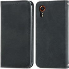 Mellow Shop Galaxy x Kapak 7 Flip Kapak Için Flip Case Basit Iş Deri (Yurt Dışından)