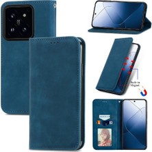 Mellow Shop Xiaomi 14 5g Için Flip Case Kapak Darbeye Deri Kılıf Cüzdan (Yurt Dışından)