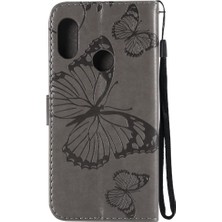 Mellow Shop Xiaomi A2 Lite Için Flip Case Kart Yuvası ile Pu Deri Manyetik Kapak Çevirin (Yurt Dışından)