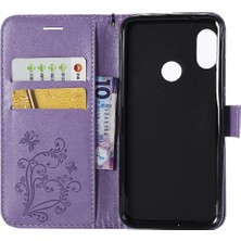 Mellow Shop Xiaomi A2 Lite Için Flip Case Kart Yuvası ile Pu Deri Manyetik Kapak Çevirin (Yurt Dışından)