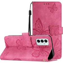 Mellow Shop Galaxy M23 5g Pu Deri Manyetik Kapatma Kart Yuvaları Için Flip Case (Yurt Dışından)