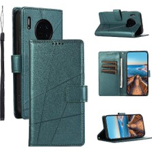 Mellow Shop Huawei Mate 30 Için Flip Case Kickstand Üç Kart Yuvaları Şok Emici (Yurt Dışından)