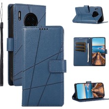 Mellow Shop Huawei Mate 30 Için Flip Case Kickstand Üç Kart Yuvaları Şok Emici (Yurt Dışından)